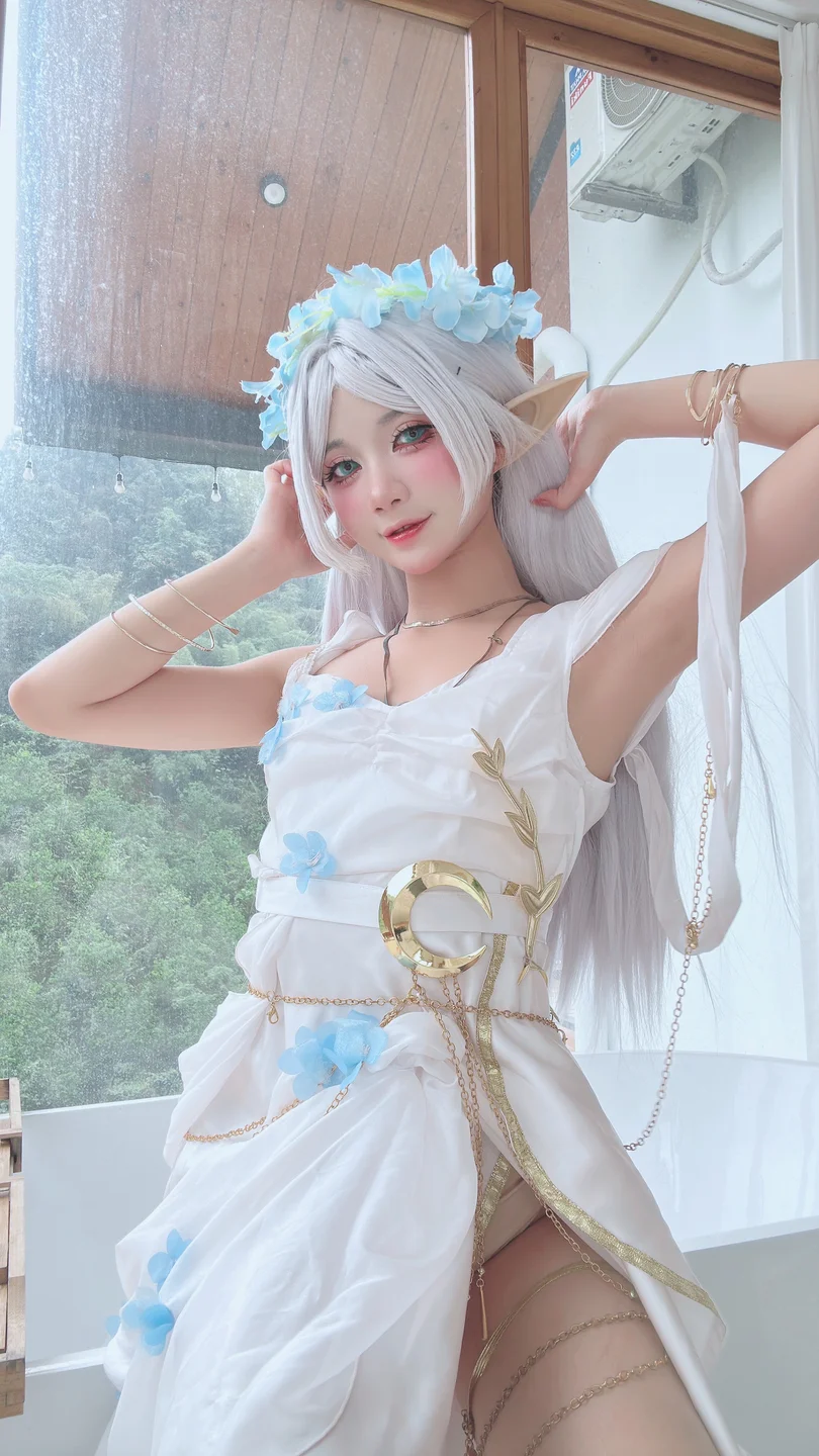 PoppaChan - Frieren Blue Valley Dress [78P,9V-1.34GB] tg@simisebaisi 【丝足阁】050.webp